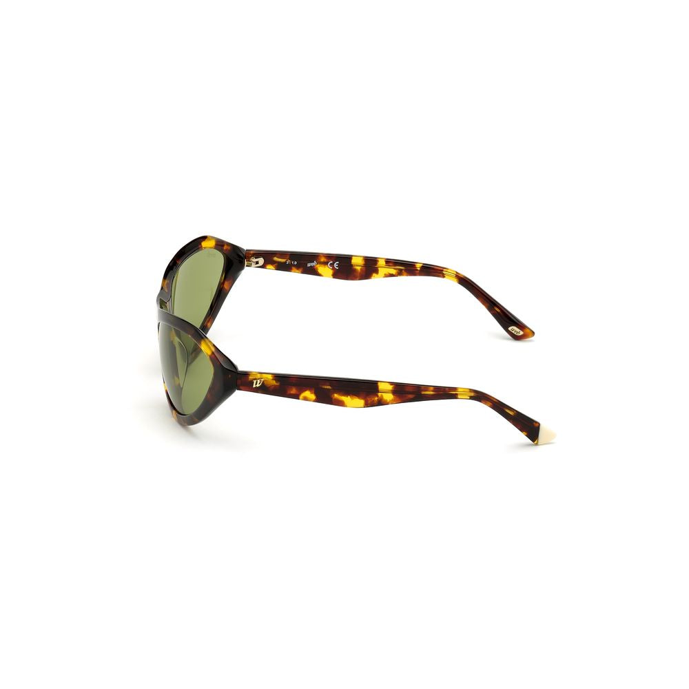 WEB EYEWEAR Braune Kunststoffsonnenbrille