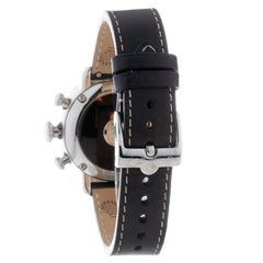 GLAM ROCK Zwart lederen dameshorloge