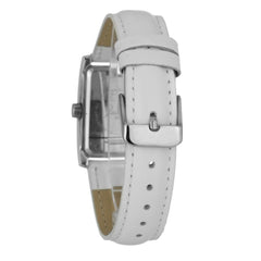 JUSTINA Witte Leren Jurkhorloge