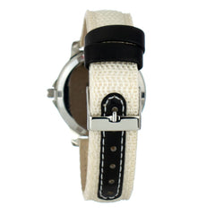 JUSTINA Beige Leren Dameshorloge