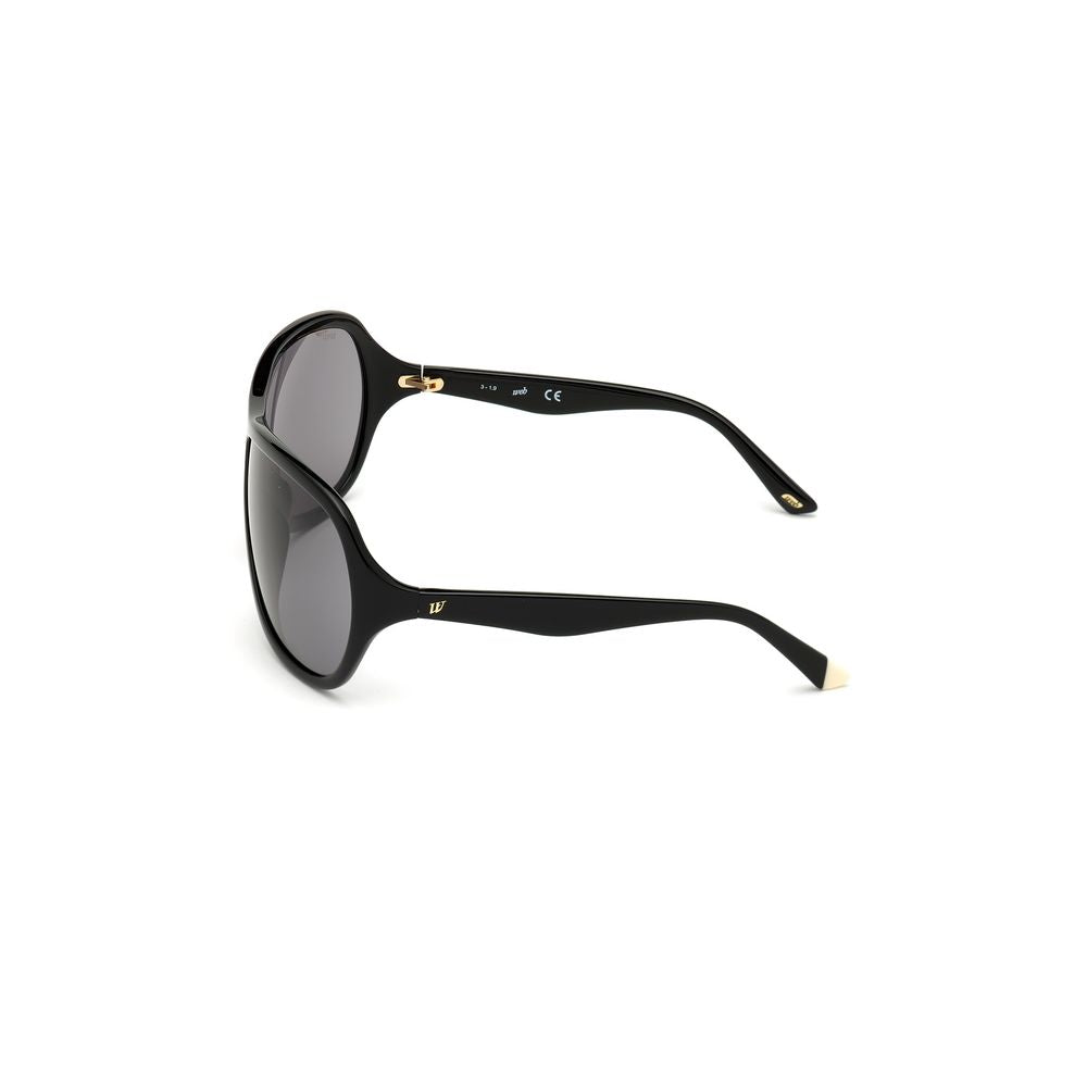 WEB EYEWEAR Schwarze Sonnenbrille aus Kunststoff