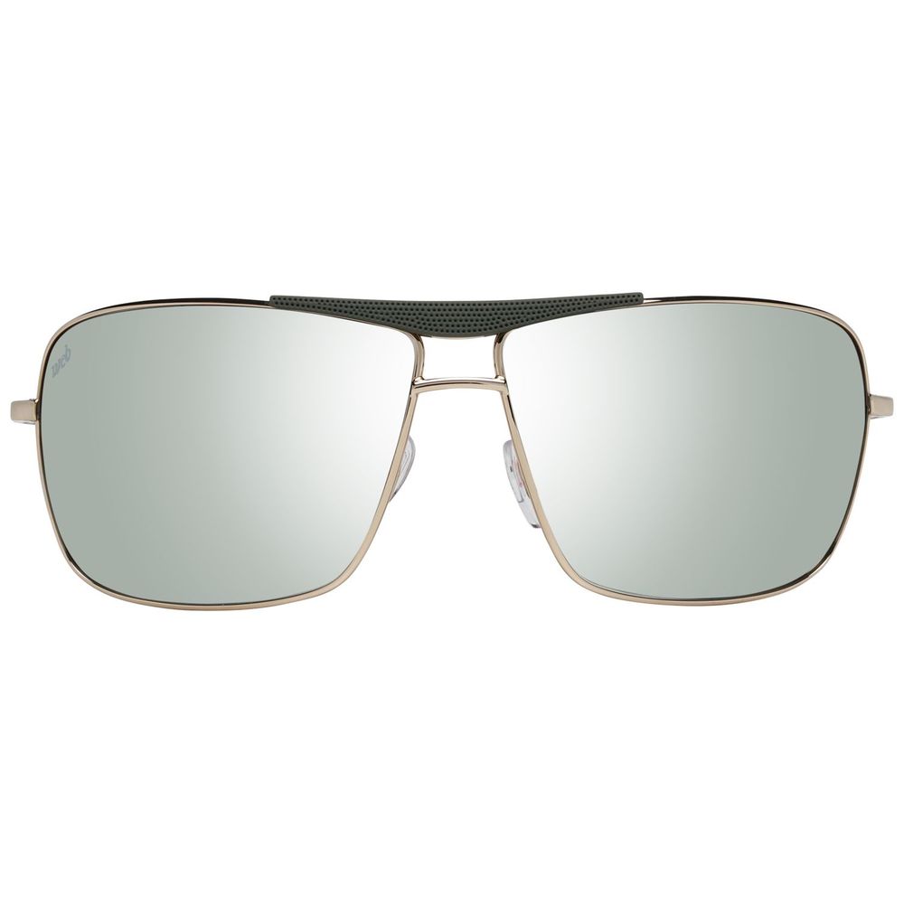 WEB EYEWEAR Goldene Sonnenbrille aus Metall