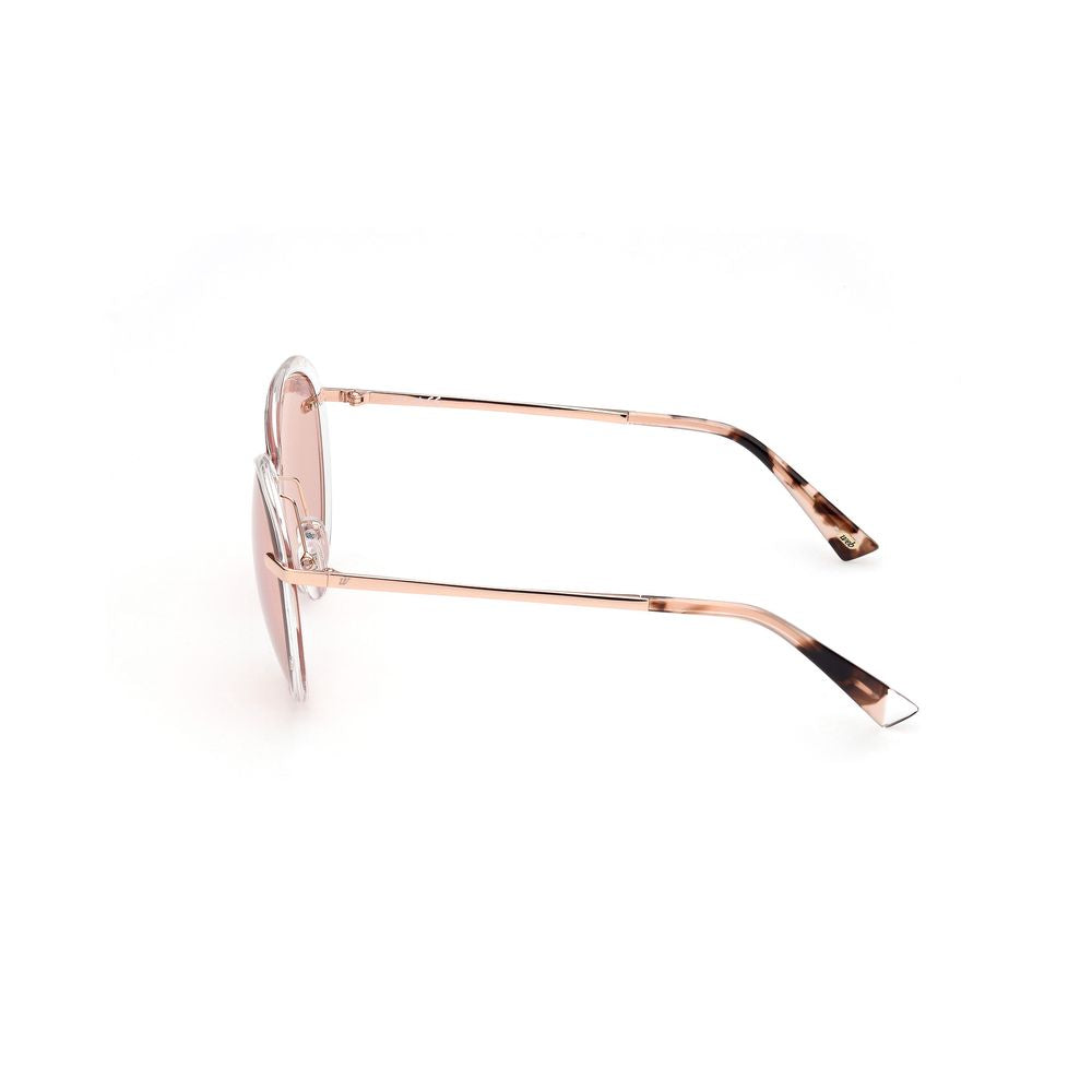 WEB EYEWEAR Transparante Metalen Zonnebril