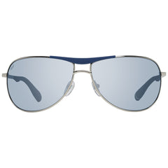 WEB EYEWEAR Zilverkleurige metalen zonnebril