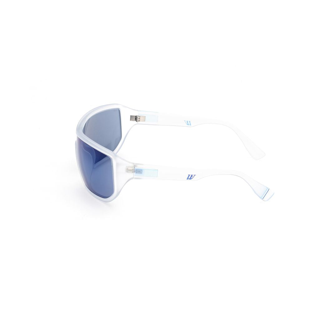 WEB EYEWEAR Transparante Acetaat Zonnebril