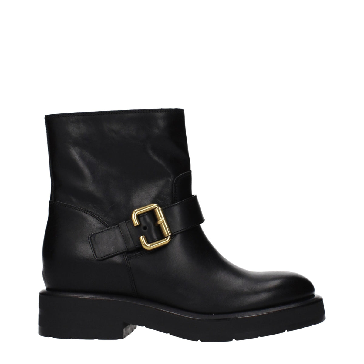 Chloé Stiefeletten aus schwarzem Leder