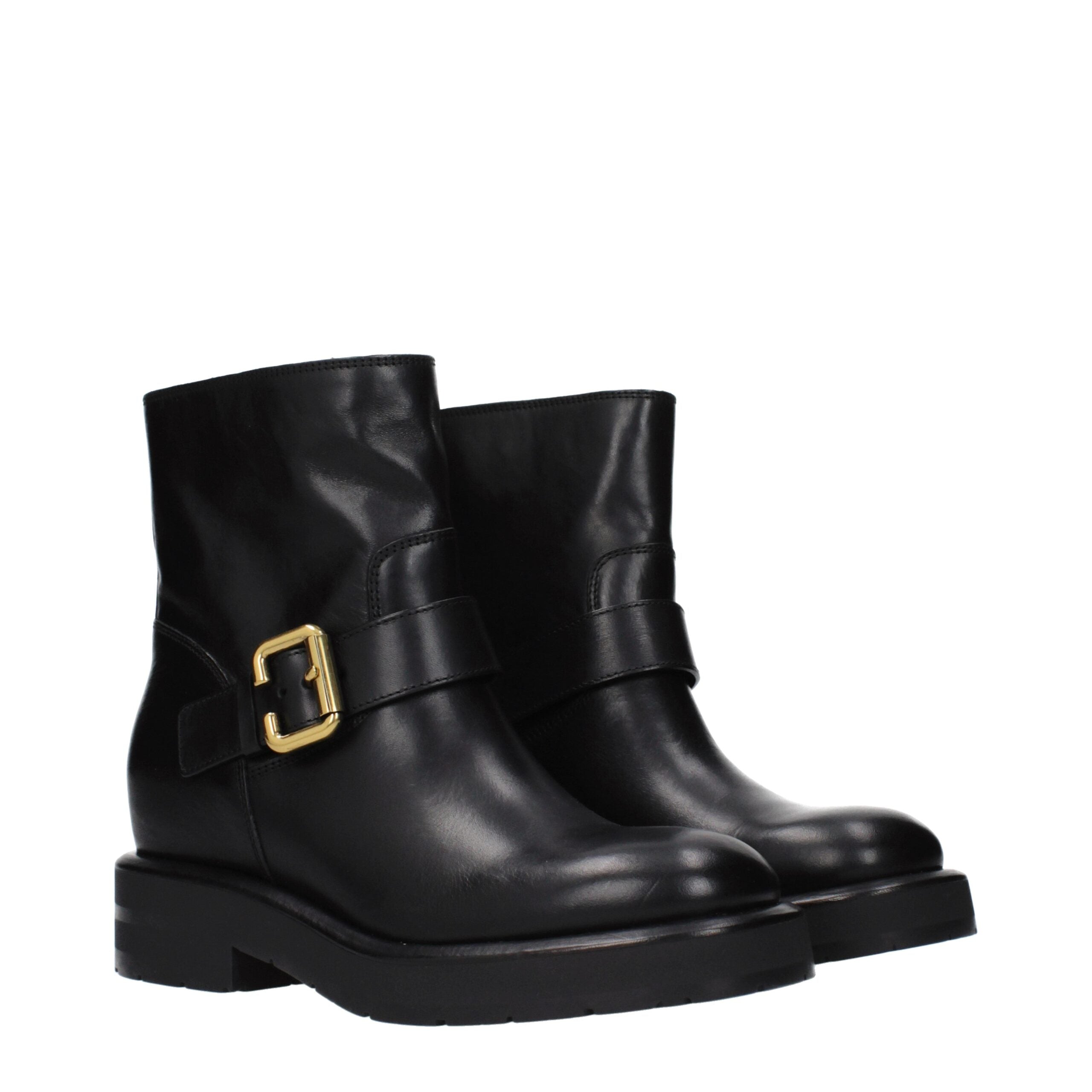 Chloé Stiefeletten aus schwarzem Leder