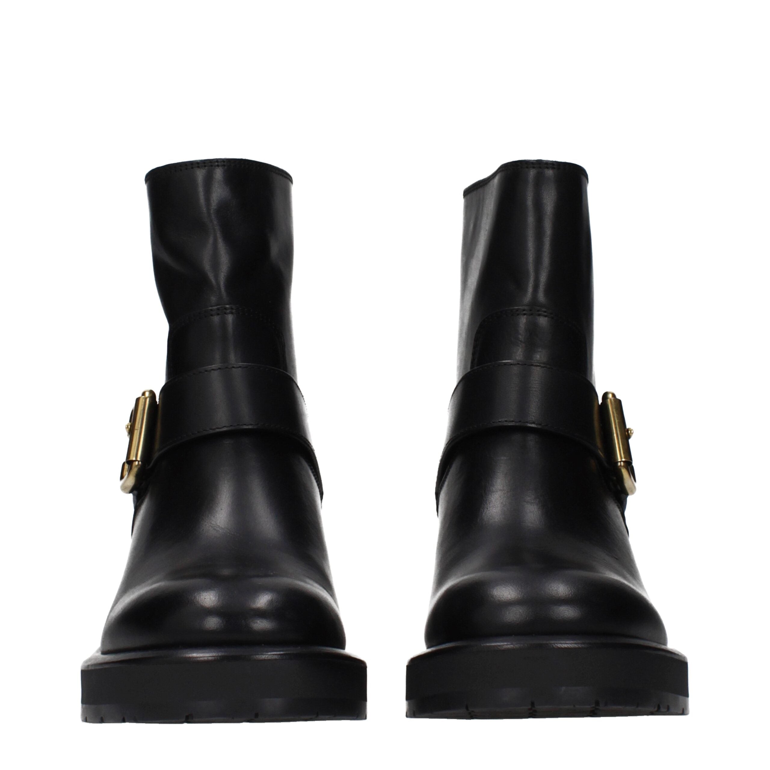 Chloé Stiefeletten aus schwarzem Leder