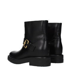 Chloé Stiefeletten aus schwarzem Leder