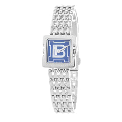 Laura Biagiotti Graue Edelstahl-Armbanduhr