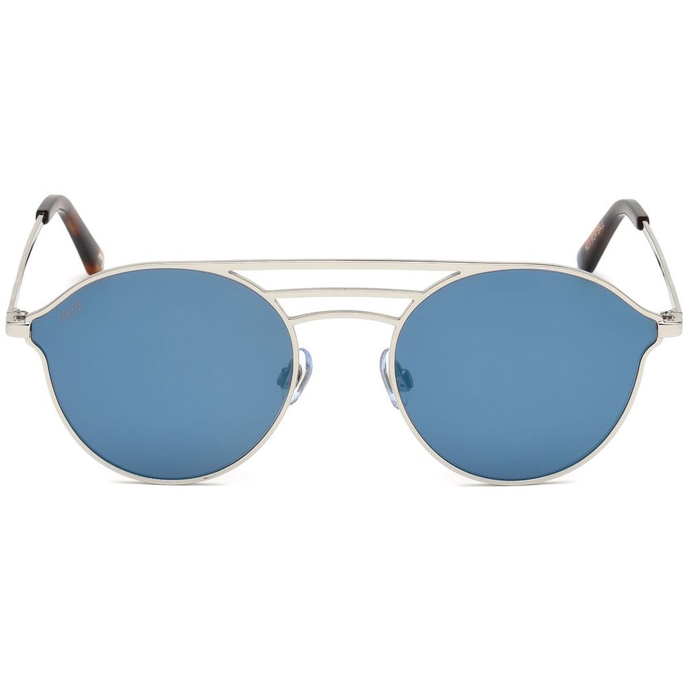 WEB EYEWEAR Transparente Sonnenbrille aus Metall