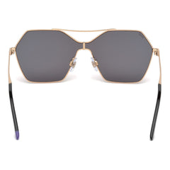 WEB EYEWEAR Roségoldene Metall-Sonnenbrille