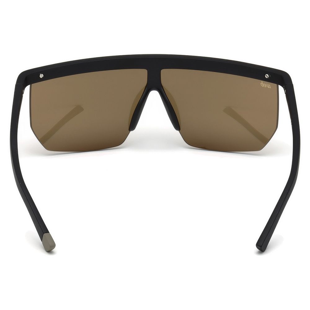 WEB EYEWEAR Goudkleurige kunststof zonnebril