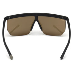 WEB EYEWEAR Goudkleurige kunststof zonnebril