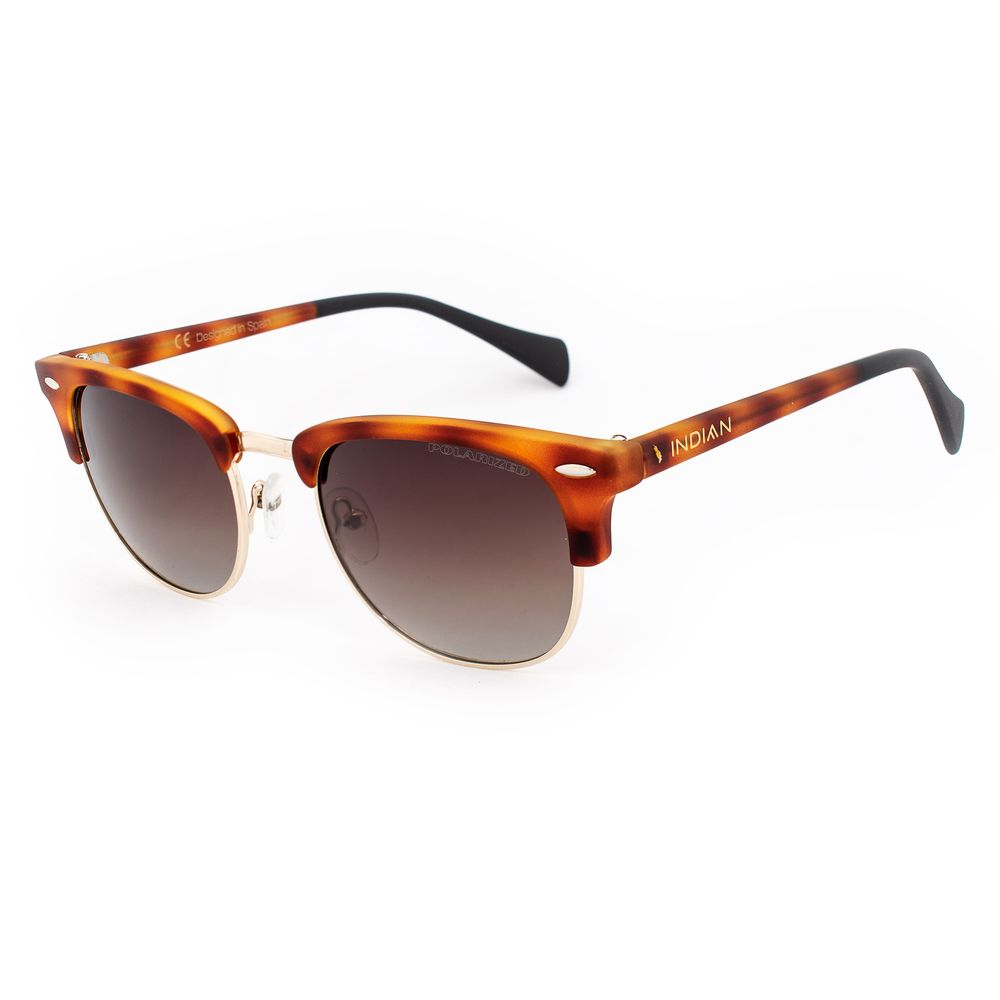 INDIAN Goldene Metallsonnenbrille