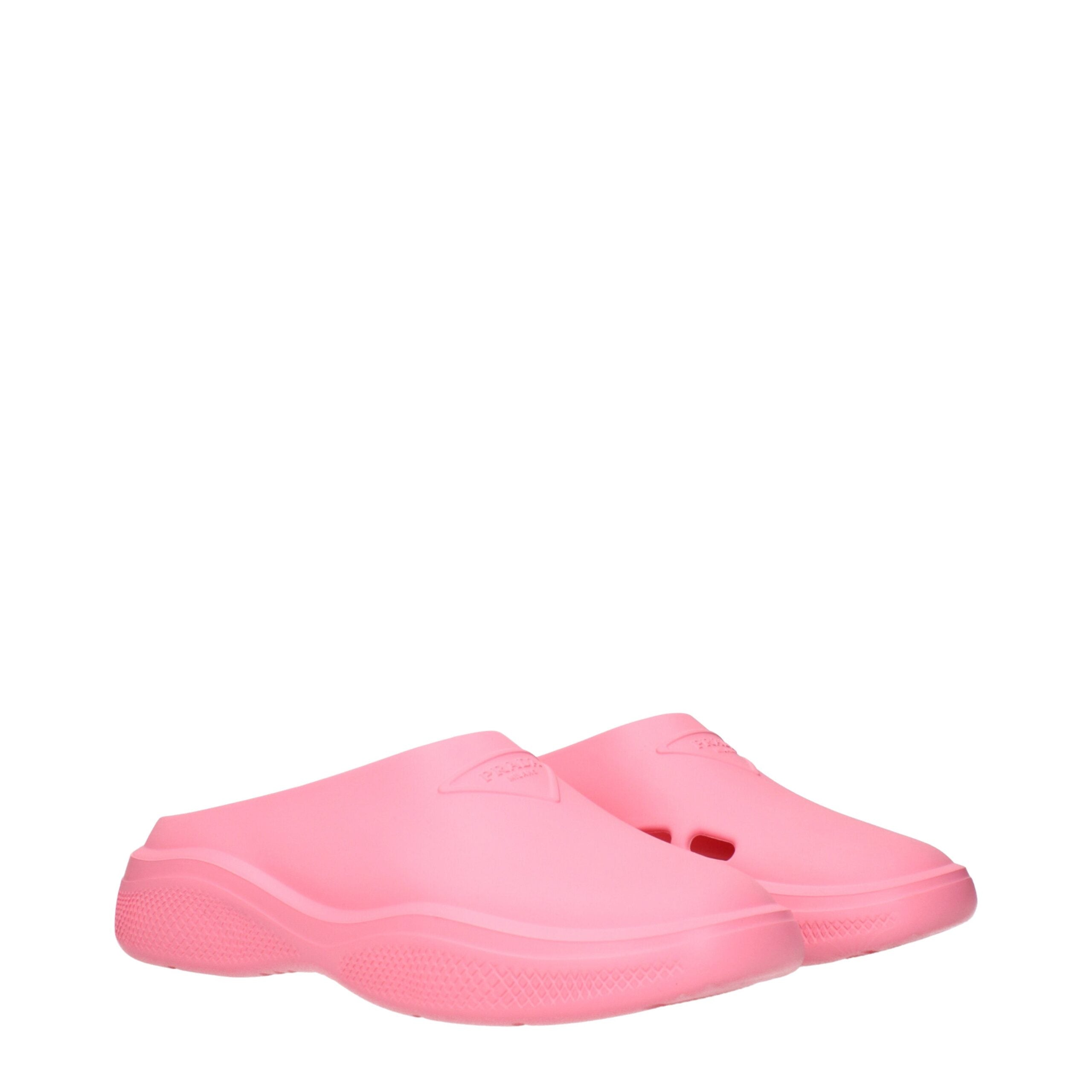Prada Hausschuhe aus rosa Baumwolle