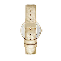 Juicy Couture Goldfarbene Kunststoff-Armbanduhr