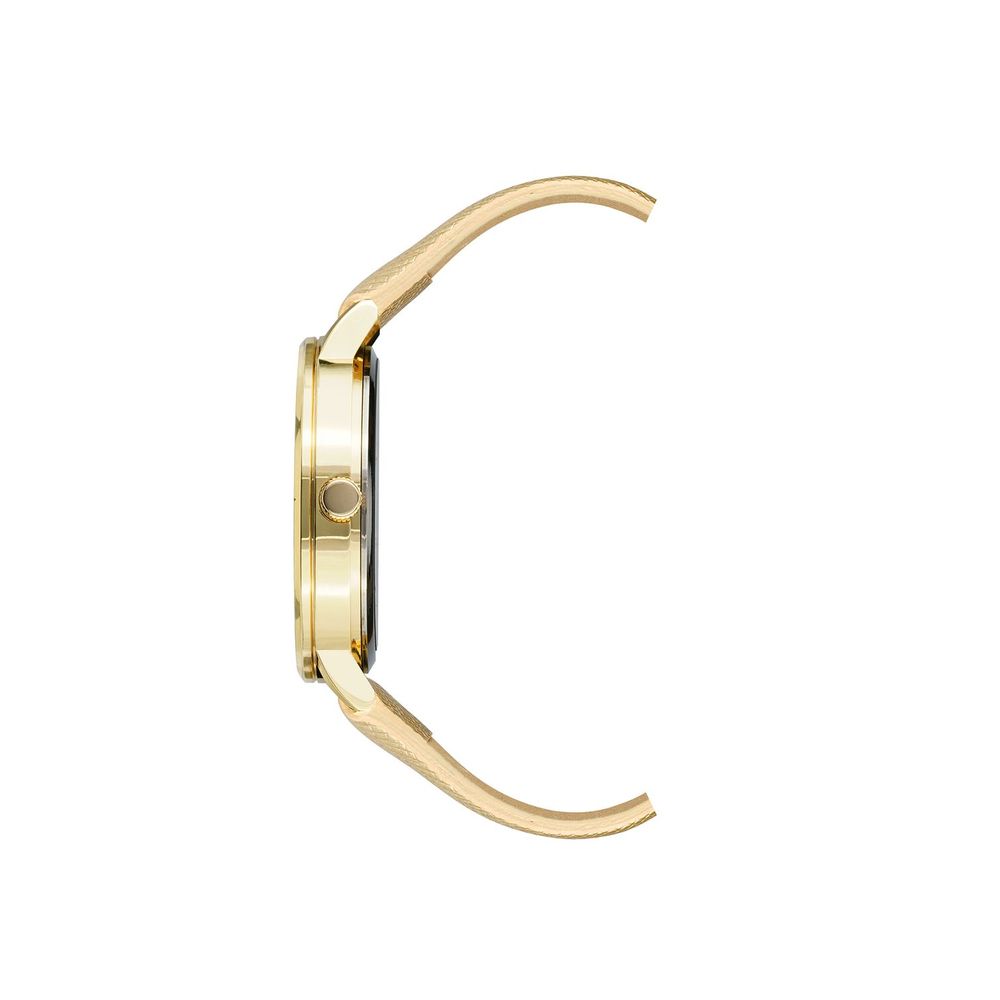 Juicy Couture Goldfarbene Kunststoff-Armbanduhr