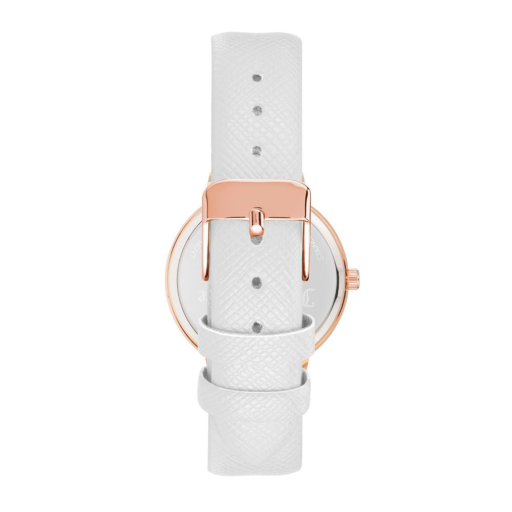 Juicy Couture Weiße Plastik-Armbanduhr