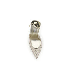 LE SILLA Gold Nylon Platform Pumps