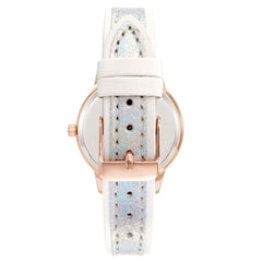 Juicy Couture Weiße Kunststoff-Armbanduhr