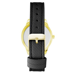 Juicy Couture Black Plastic Dress Watch