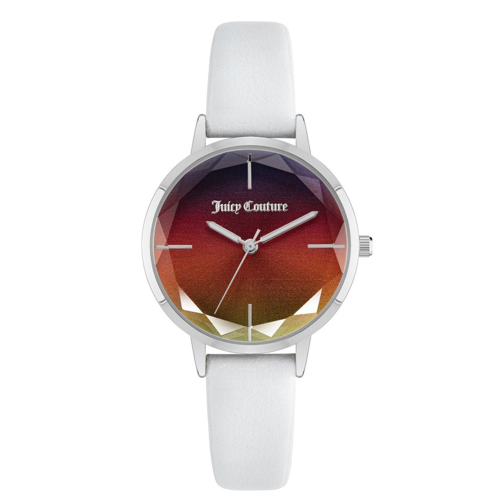 Juicy Couture Armbanduhr aus weißem Kunststoff