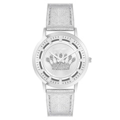 Juicy Couture Silberfarbene Kunststoff-Damenuhr