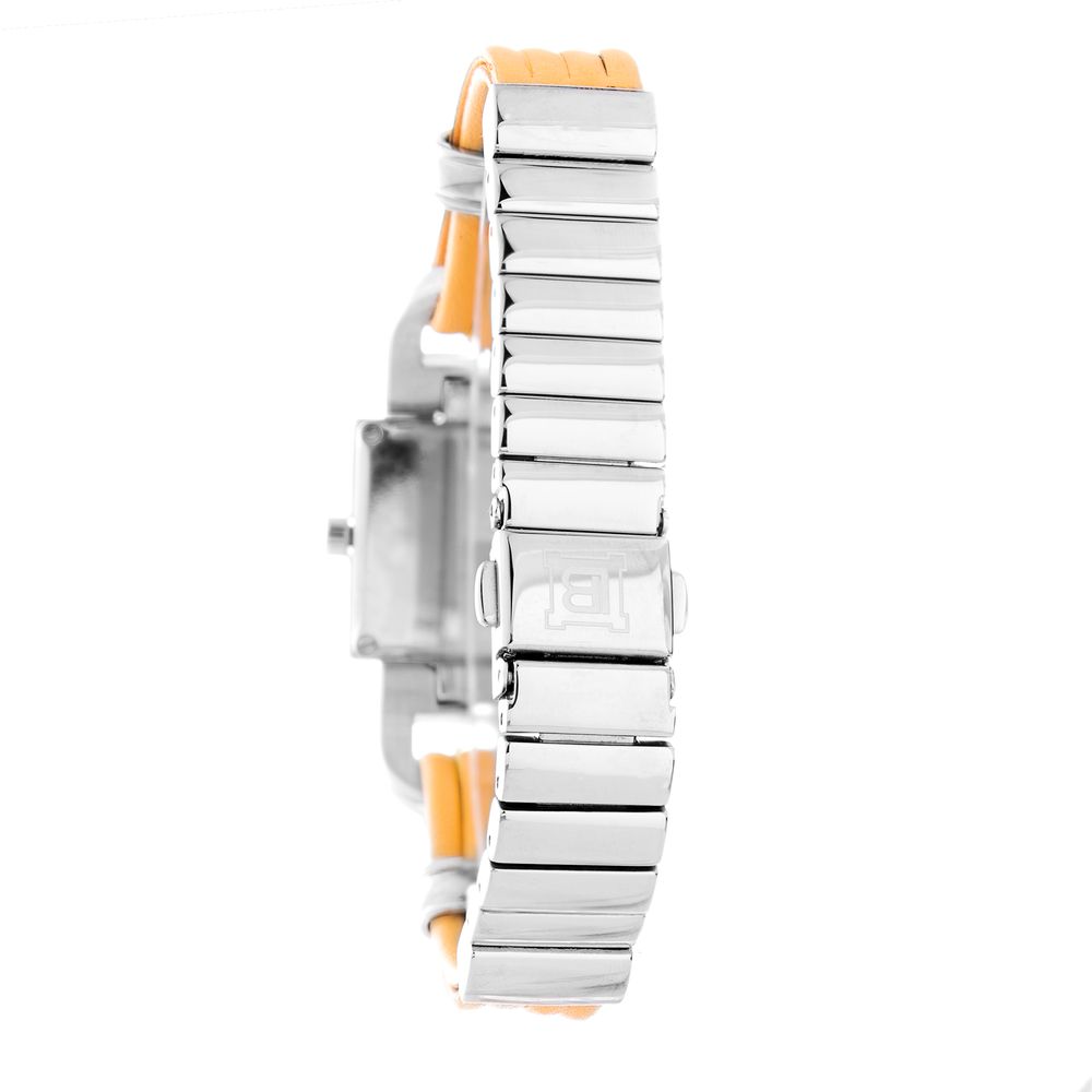 Laura Biagiotti Orange Leder Futter Damenarmbanduhr