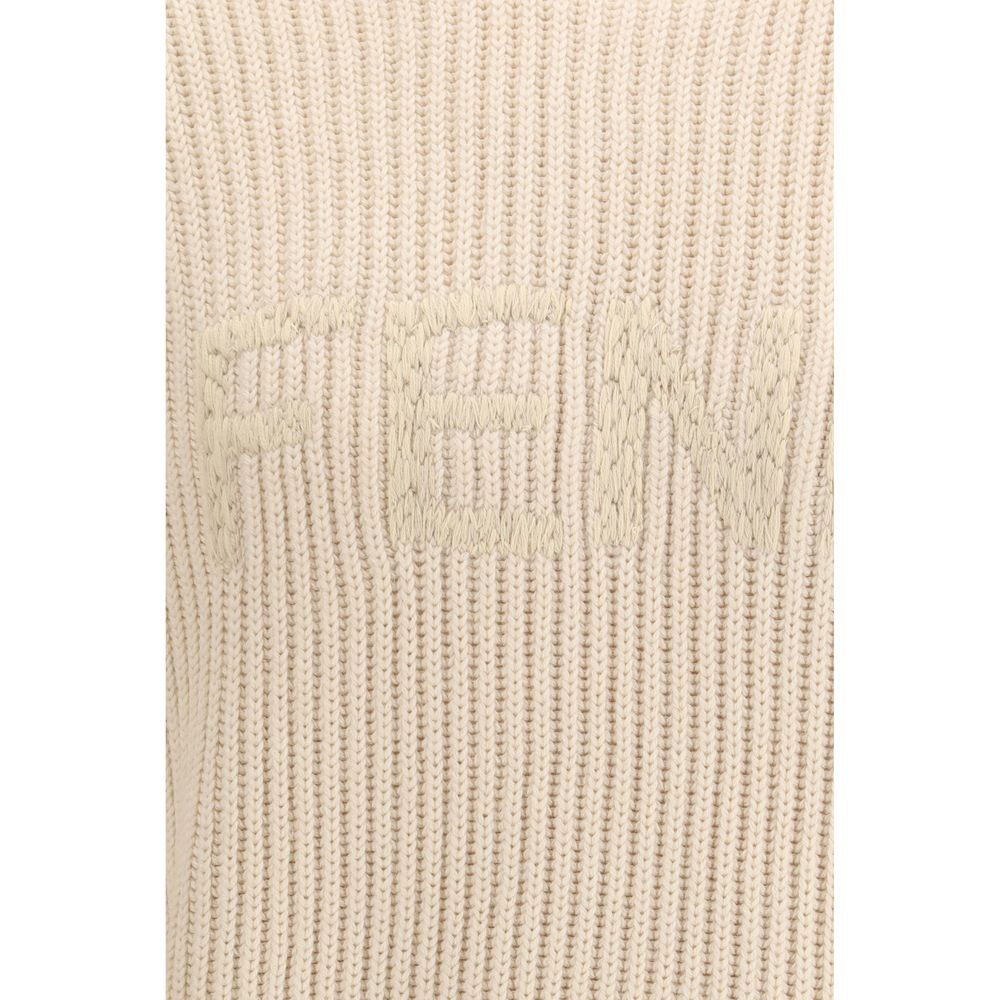 Fendi Beige Wollen Oves Aries Sweatshirt