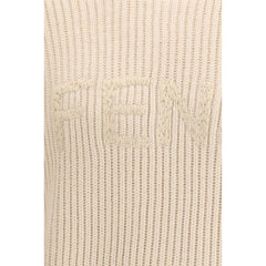 Fendi Beige Wollen Oves Aries Sweatshirt