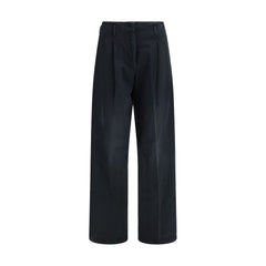 Golden Goose Black Cotton Casual Pants