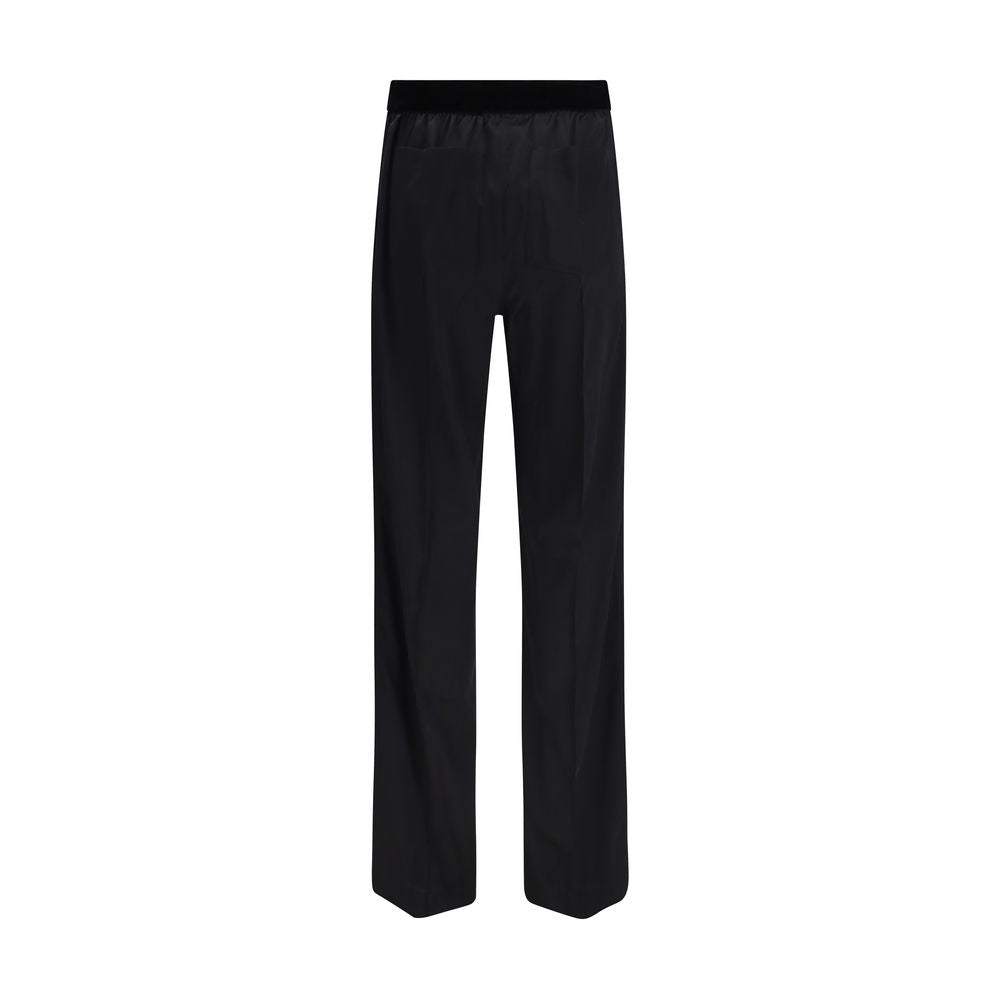 Tom Ford Schwarze Seidene Freizeithose