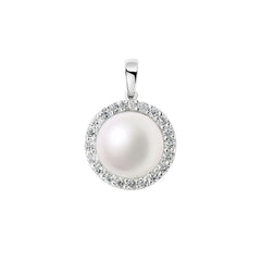 DIAMONFIRE Grijs Zilveren Ketting