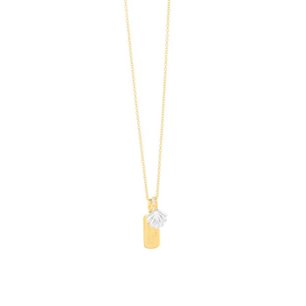 SECRECY Gold Silber Halskette