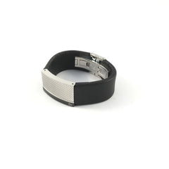 GC Zwart Roestvrijstalen Armband