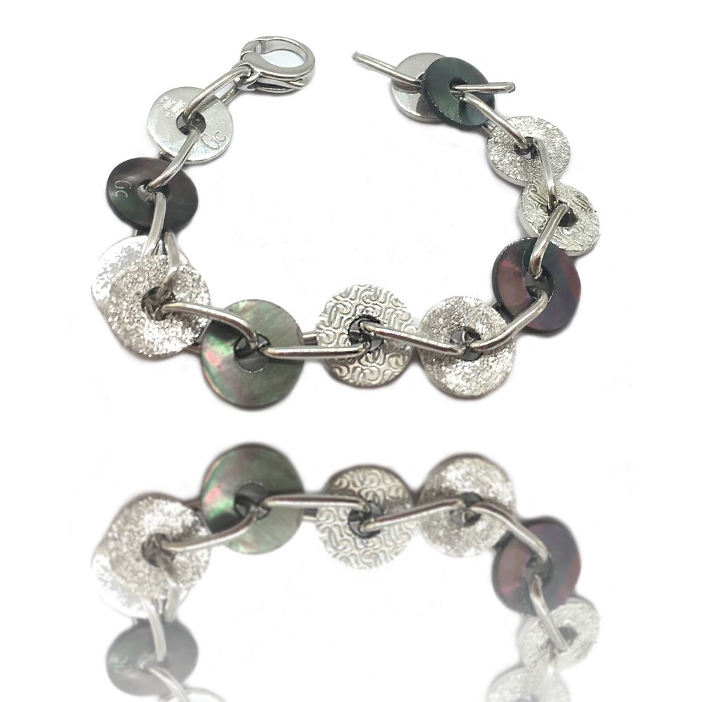 GC Armband aus Edelstahl in Silber