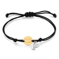 SECRECY Schwarzes Nylonarmband