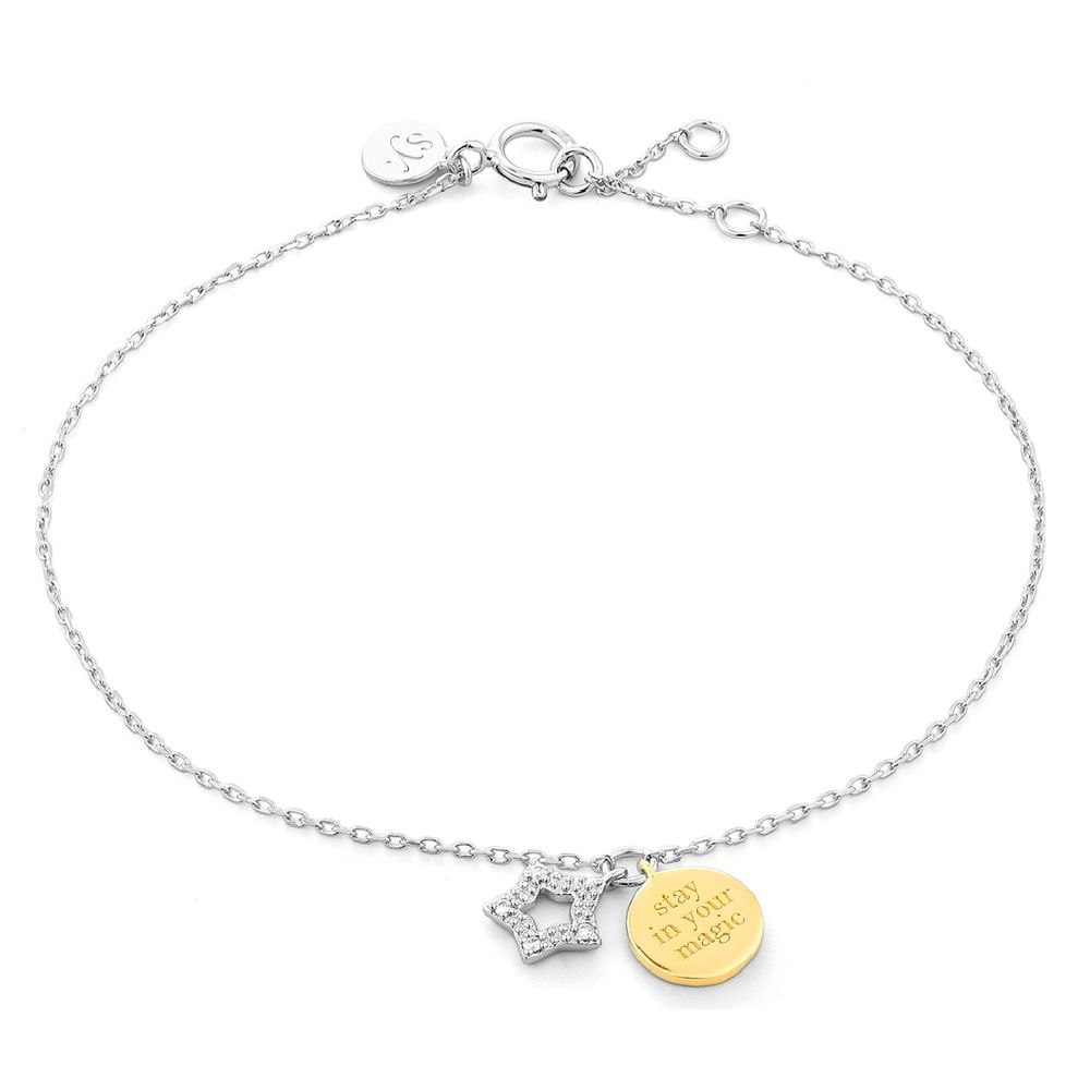 SECRECY Zwarte Nylon Armband