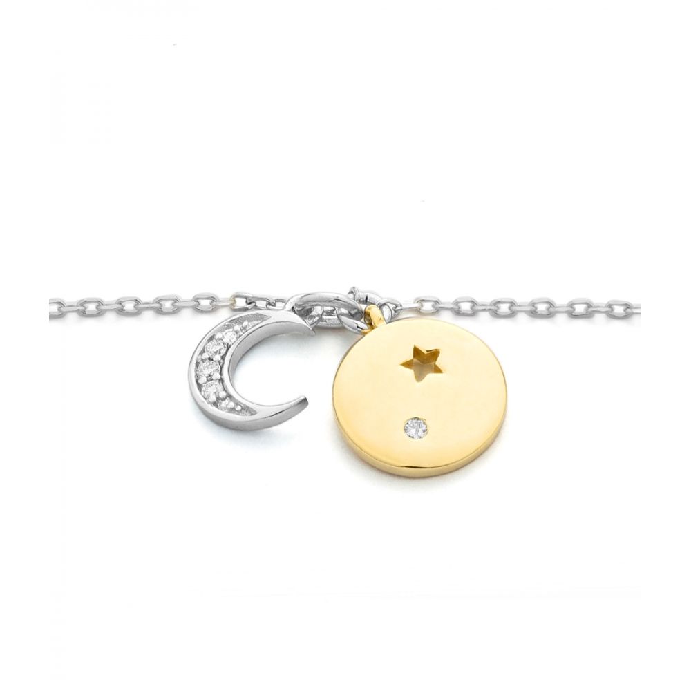 SECRECY Grau Silber Armband