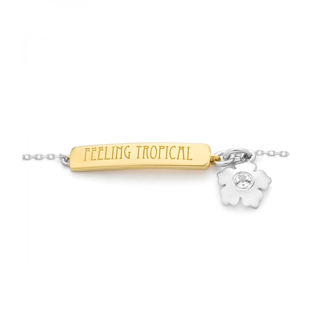 SECRECY Gray Silver Bracelet