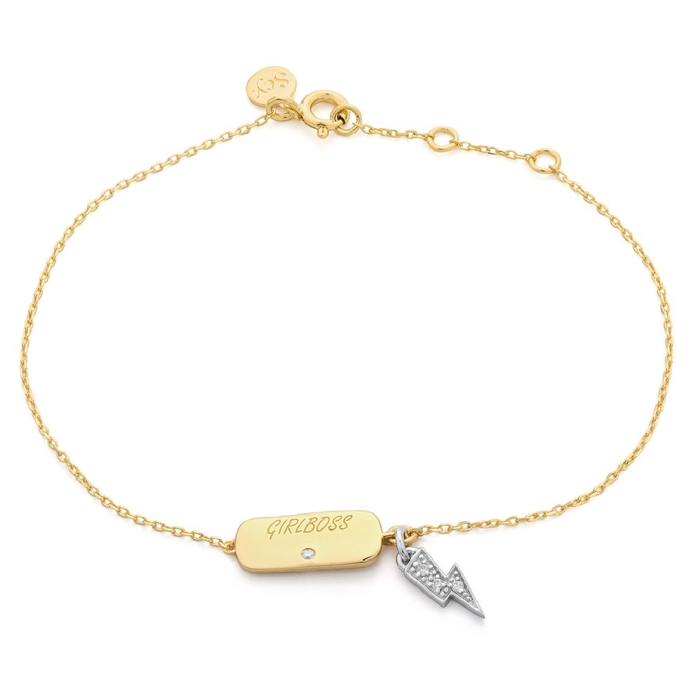 SECRECY Gold Silber Armband