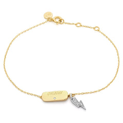 SECRECY Gold Silber Armband
