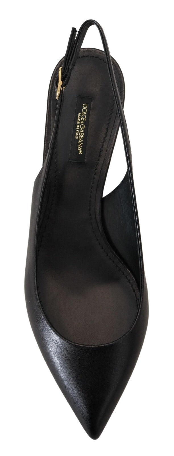 Dolce & Gabbana Schwarze Slingpumps aus Leder