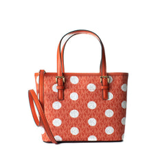 Michael Kors Oranje Canvas Shopper