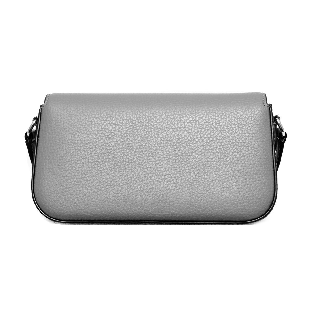 Michael Kors Gray Leather Crossbody Bag