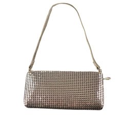Chronotech Braune Synthetik-Handtasche