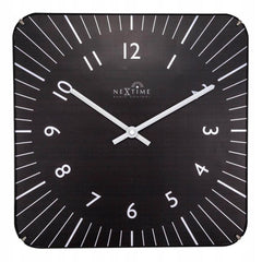 NEXTIME Schwarze Armbanduhr aus Kunststoff