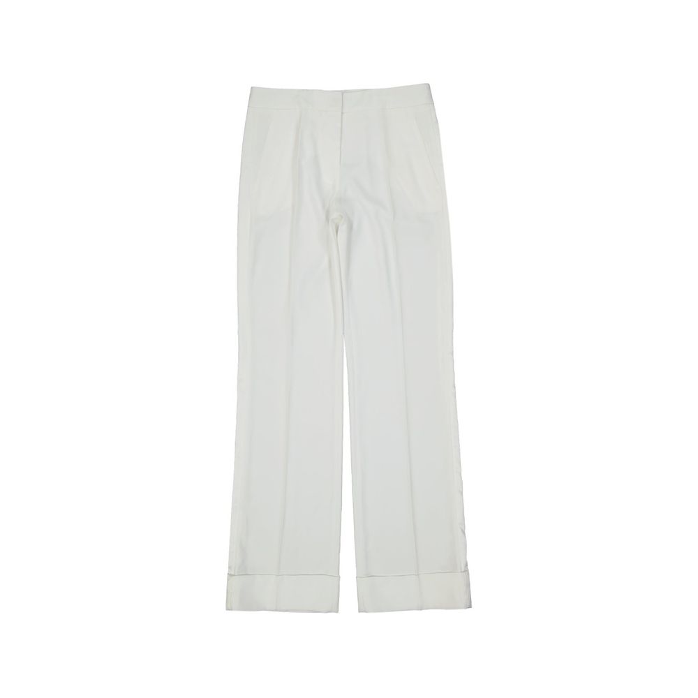 BLANCA VITA Weiße Freizeit-Hose aus Polyester