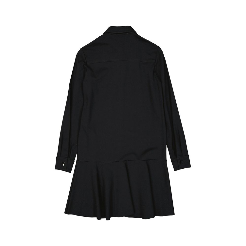 BLANCA VITA Schwarzes lässiges Kleid aus Elastan